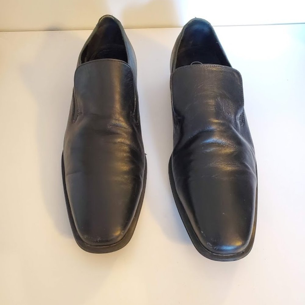 COLE HAAN NIKE AIR SLIP-ON LEATHER LOAFERS